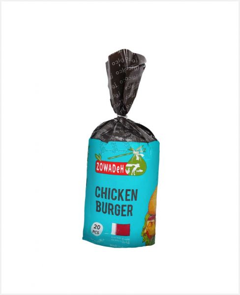 ZOWADEH CHICKEN BURGER 20PCS 1KG