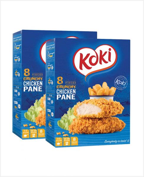 KOKI CRUNCHY CHICKEN PANE 8PCS 2SX400GM PROMO