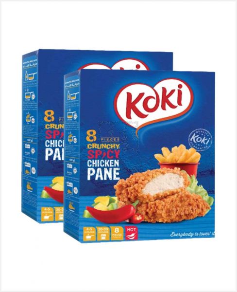 KOKI CRUNCHY SPICY CHICKEN PANE 8PCS 2SX400GM PROMO