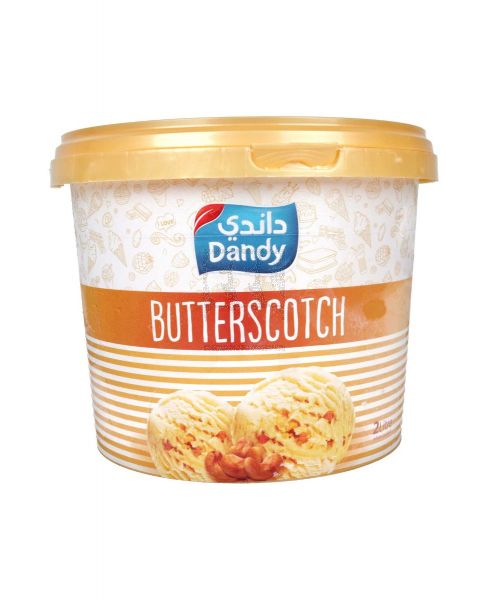 DANDY ICE CREAM BUTTERSCOTCH TUB 2LTR
