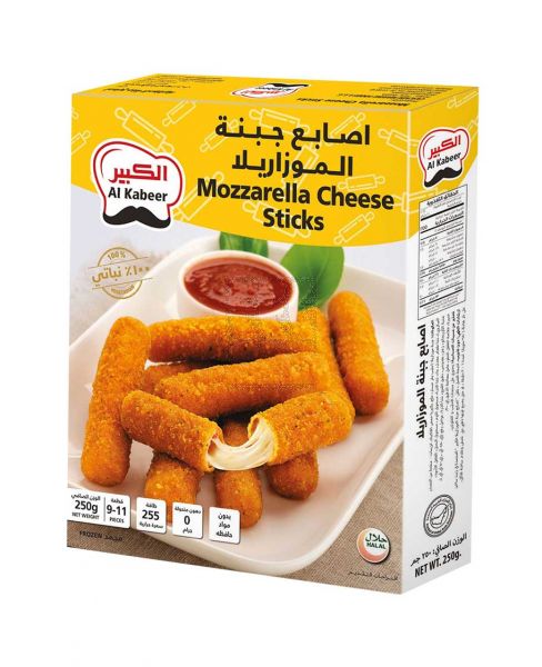 AL KABEER MOZZARELLA CHEESE STICKS 250GM