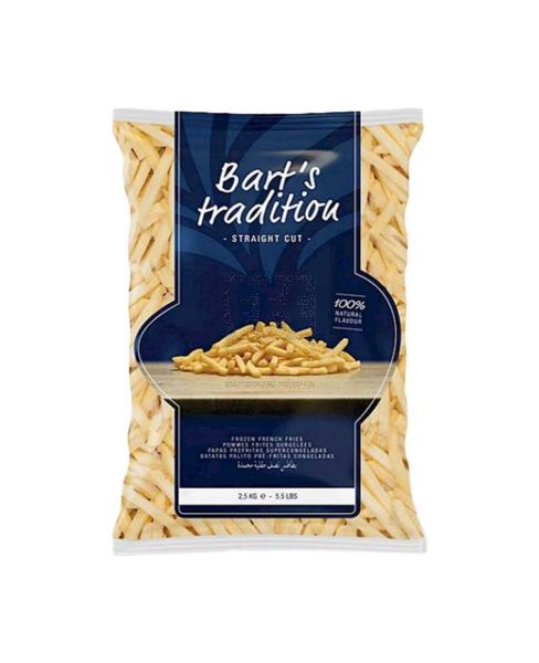 BART'S TRADITION STRAIGHT CUT FRIES 2.5KG