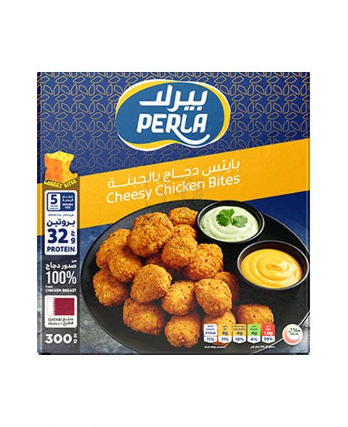 PERLA CHEESY CHICKEN BITES 300GM