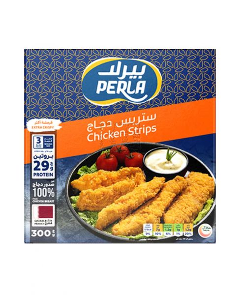 PERLA CHICKEN STRIPS PLAIN 300GM
