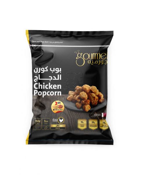 GOURMET CHICKEN POPCORN 750GM+2 DIP SAUCE FREE