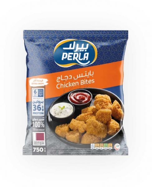 PERLA FROZEN BREADED CHICKEN BITES 750GM PROMO
