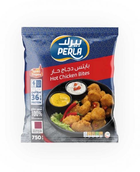 PERLA FROZEN BREADED SPICY CHICKEN BITES 750GM PROMO