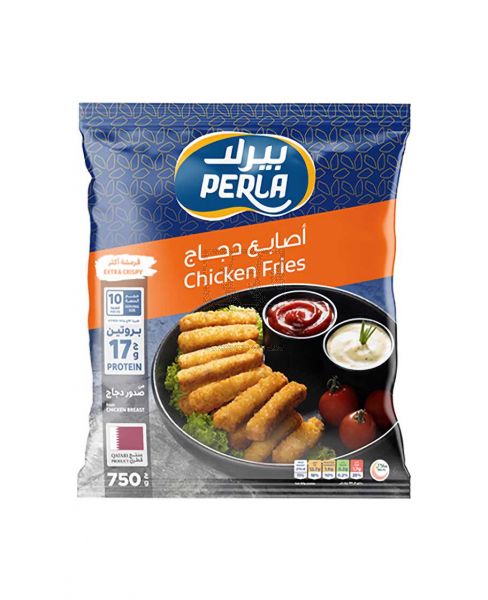 PERLA FROZEN BREADED CHICKEN FRIES 750GM PROMO