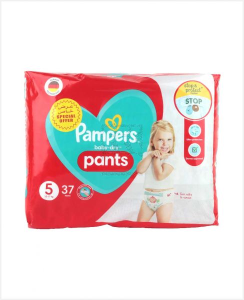 PAMPERS BABY DRY PANTS S5 37PCS