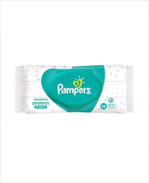 PAMPERS SENSITIVE BABY WIPES 56S SPECIAL OFFER