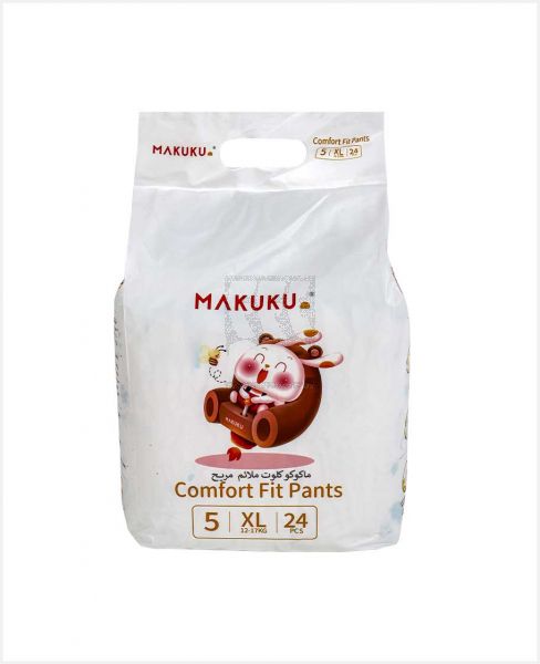 MAKUKU COMFORT FIT PANTS 5-XL 12-17KG 24PCS