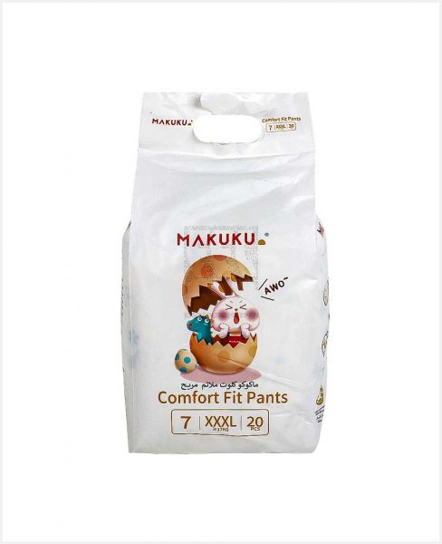 MAKUKU COMFORT FIT PANTS 7-XXXL 17KG 20PCS