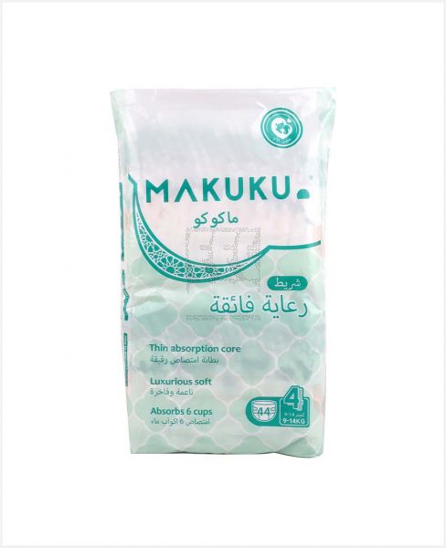 MAKUKU DIAPER PRO CARE TAPE NO.4 9-14KG 44PCS