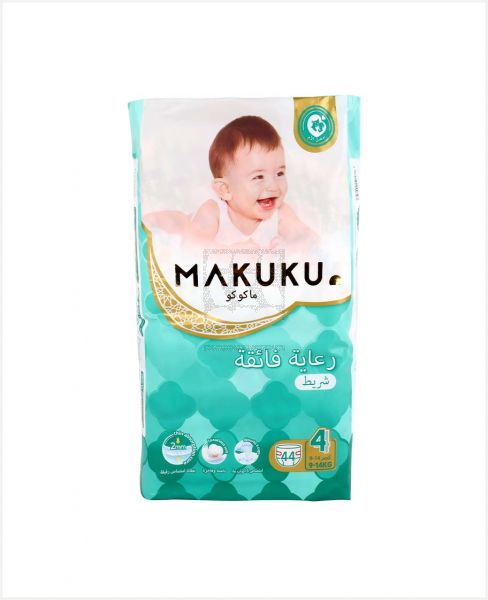 MAKUKU DIAPER PRO CARE TAPE 2MM NO.4 9-14KG 44PCS