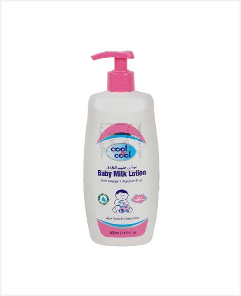 COOL & COOL BABY MILK LOTION 500ML