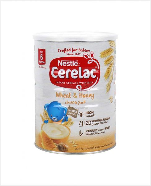 NESTLE CERELAC INFANT CEREALS WITH MILK WHEAT & HONEY 1KG