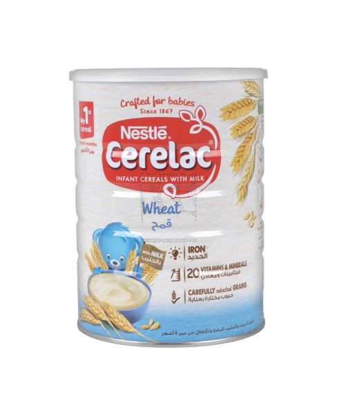 NESTLE CERELAC INFANT CEREALS WITH MILK WHEAT 1KG