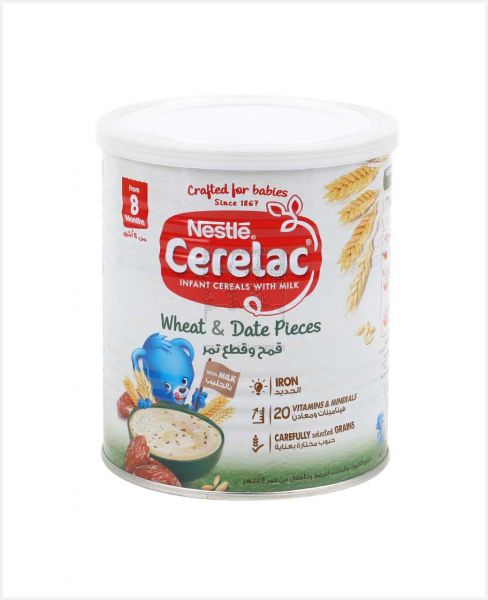 NESTLE CERELAC WHEAT & DATES PIECES 400GM