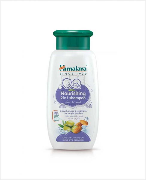 HIMALAYA OLIVE OIL+ALMOND OIL NOURISHING 2IN1 BABY SHAMPOO 400ML