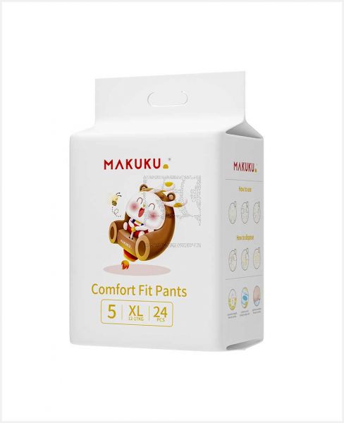 MAKUKU COMFORT FIT PANTS 5-XL 12-17KG 24PCS PROMO