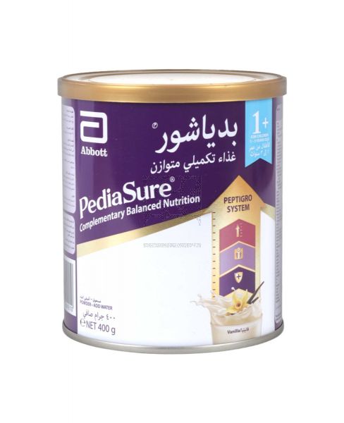 PEDIASURE COMPLETE BALANCED NUTRITION 1+ VANILLA 400GM