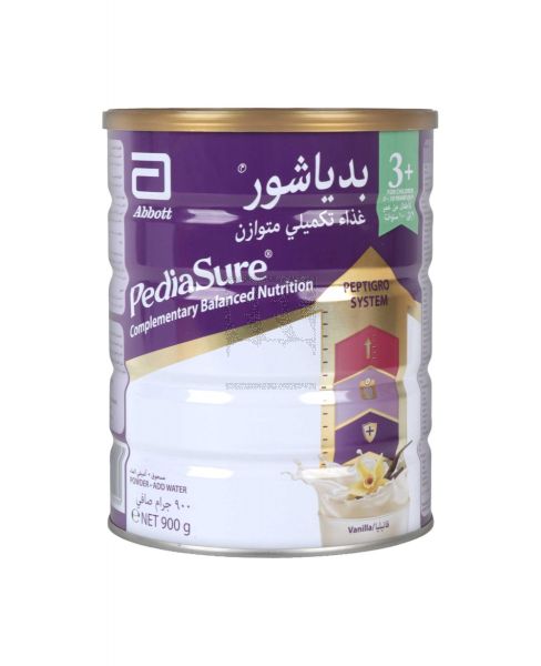 PEDIASURE COMPLETE BALANCED NUTRITION 3+ VANILLA 900GM