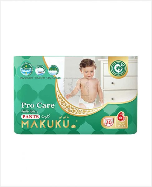 MAKUKU DIAPER PRO CARE PANTS 2MM NO.6 15+KG 30PCS PROMO