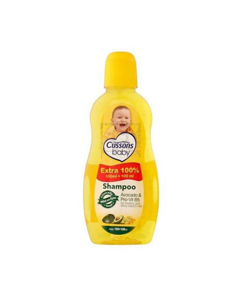 CUSSONS BABY AVOCADO & PRO- VIT B5 SHAMPOO (100ML+100ML) 200ML