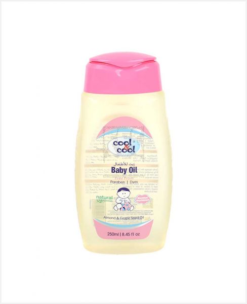 COOL & COOL BABY OIL 250ML