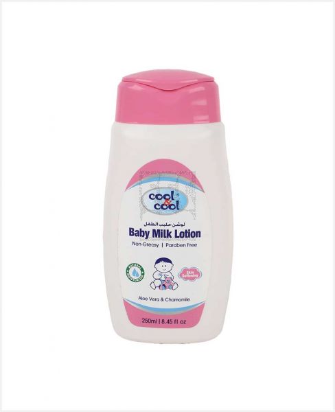 COOL & COOL BABY MILK LOTION 250ML
