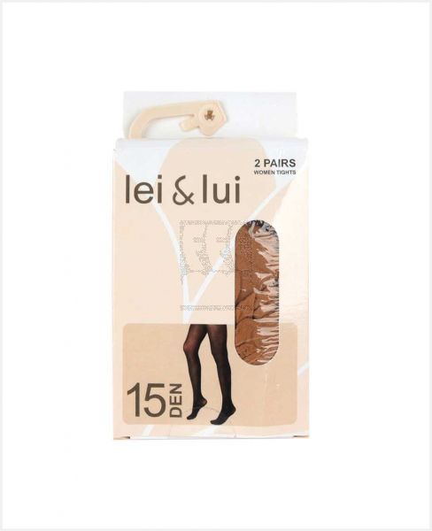 LEI & LUI WOMEN TIGHTS SKIN NDE M-XXL 2 PAIRS LYS2-NDE