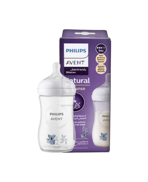 PHILIPS AVENT NATURAL FEEDING BOTTLE KOALA 260ML PA706