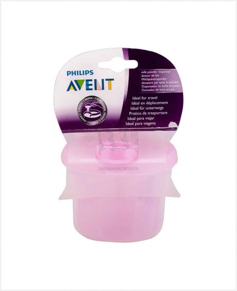 PHILIPS AVENT MILK POWDER DISPENSER PINK PA230