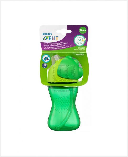 PHILIPS AVENT BENDY STRAW CUP 12M+ BOY/GIRL PA517