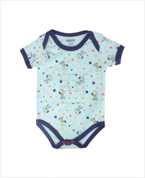 YFT B1H2 BODYSUITS BABY BOYS PEANUTS 3-24MONTHS PR S/S RC-PBPEIBBS016