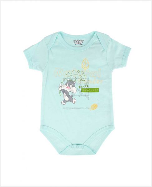 YFT B1H2 BODYSUITS BABY BOYS LOONY TUNES 3-24MONTHS PR S/S RC-PBWBIBBS018