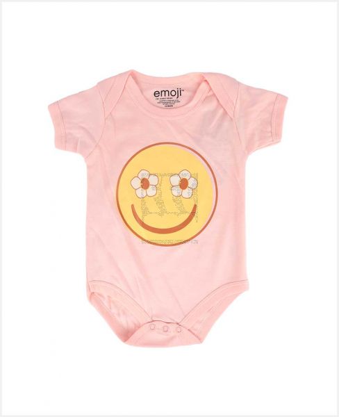 YFT B1H2 BODYSUITS BABY GIRLS EMOJI 3-24MONTHS PR S/S RC-PBEMGBS016