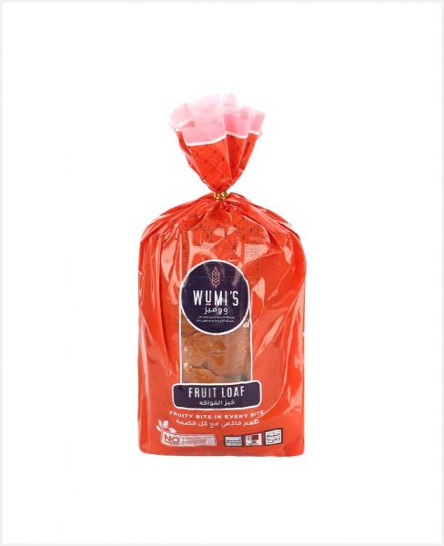 WUMI'S FRUIT LOAF (BREAD) 500GM