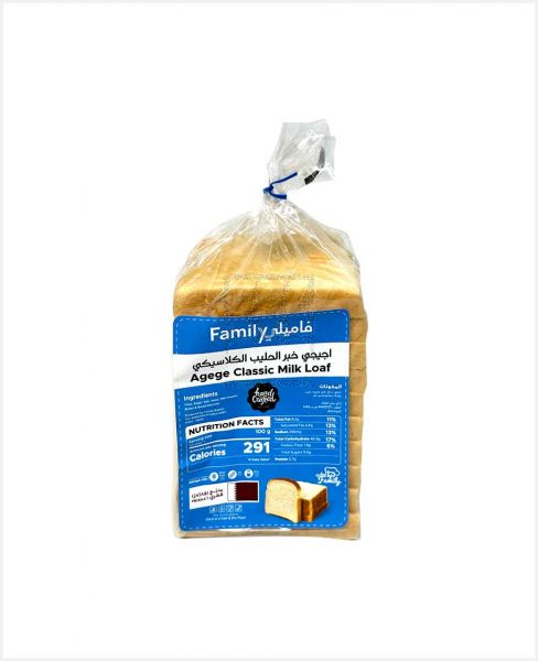 FAMILY BAKERS AGEGE CLASSIC MILK LOAF 275GM