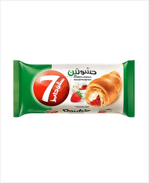 7DAYS DOUBLE CROISSANT VANILLA & STRAWBERRY 55GM