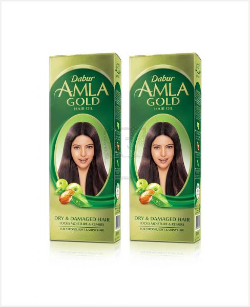 DABUR AMLA GOLD HAIR OIL 2X300ML