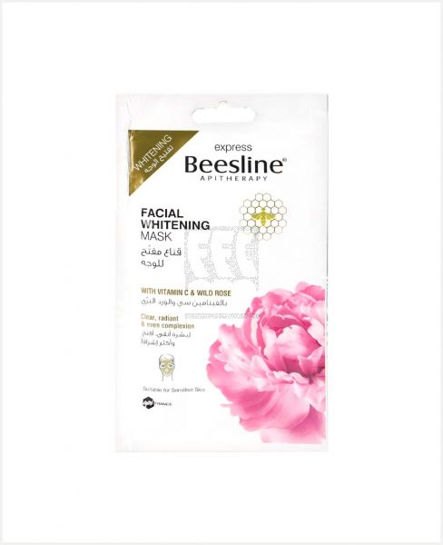 BEESLINE FACIAL WHITENING MASK WITH VITAMIN C&WILD ROSE 25GM