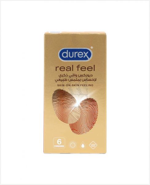 DUREX REAL FEEL CONDOMS 6PCS