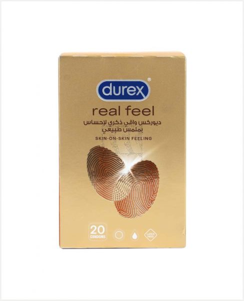 DUREX REAL FEEL CONDOMS 20PCS