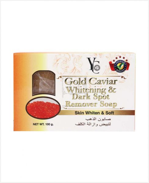 YC GOLD CAVIAR WHITENING AND DARK SPOT REMOVER SOAP 100GM