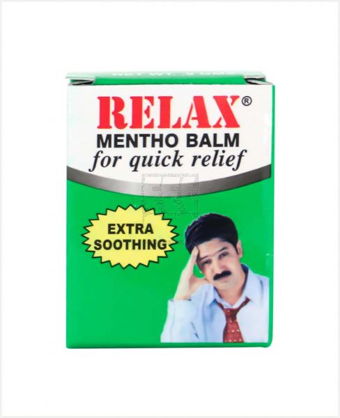 RELAX MENTHO BALM FOR QUICK RELIEF .9GM