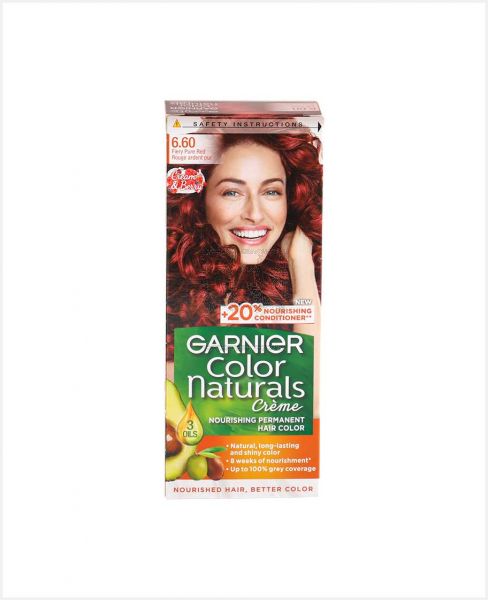 GARNIER COLOR NATURALS FIERY PURE RED 6.60