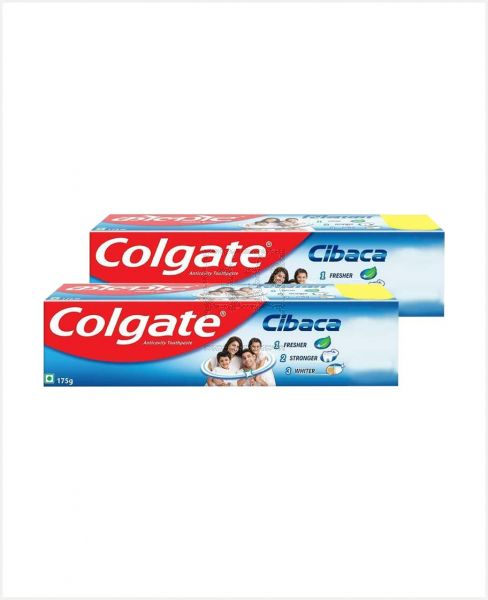 COLGATE CIBACA TOOTH PASTE 2X175GM