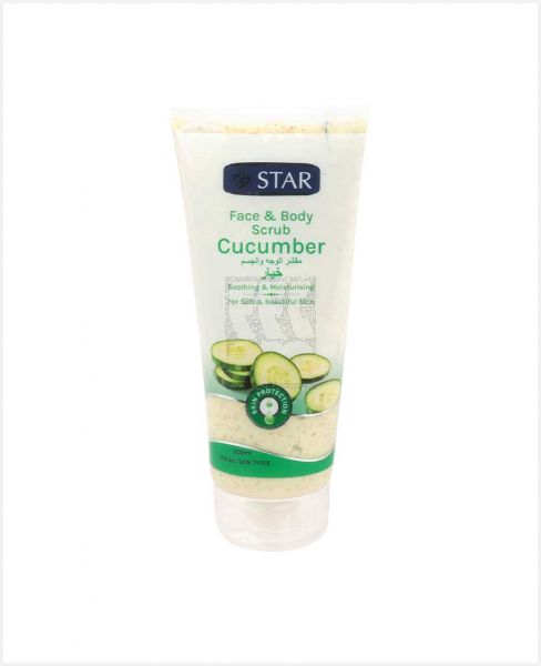 STAR FACE AND BODY SCRUB CUCUMBER 200ML