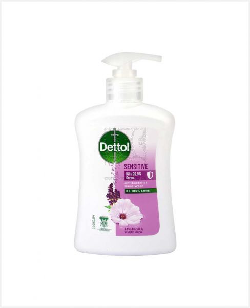 DETTOL SENSITIVE HAND WASH LAVENDER AND MUSK 250GM